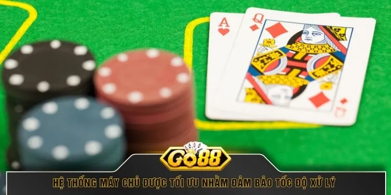 Hệ thống máy chủ được tối ưu nhằm đảm bảo tốc độ xử lý 